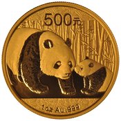 1oz Gold Chinese Panda Coin
