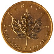 1oz Gold Canadian Maple