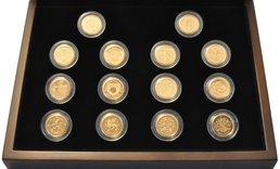 One Pound Coin, 25th Anniversary, Gold Proof Collection