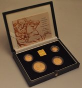 Gold Proof Set - Four UK Sovereign Coins