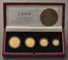1999 Proof Britannia Gold 4-Coin Boxed Set