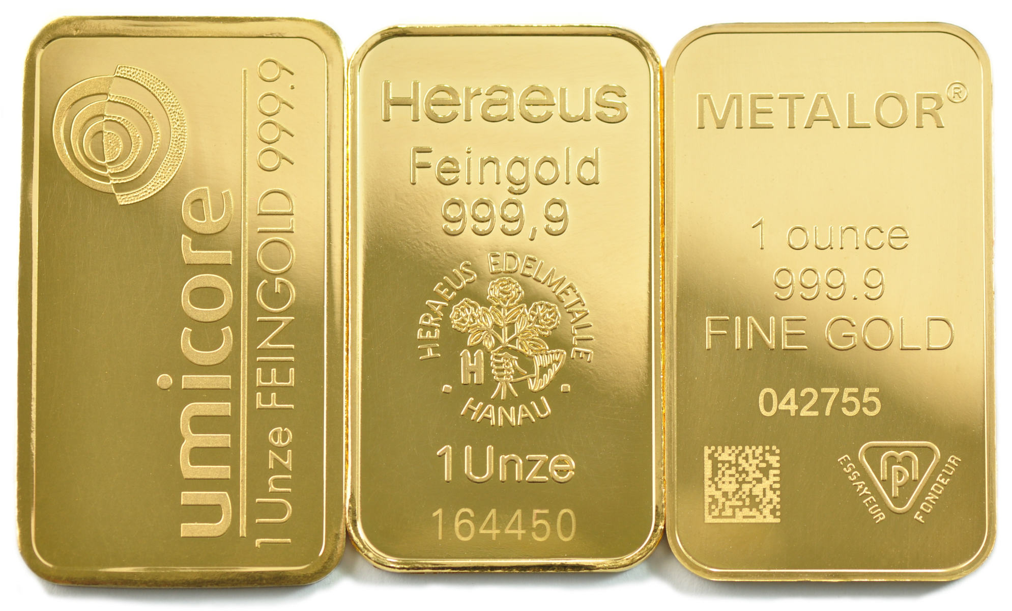 1oz Gold Bars Best Value BullionByPost From £802