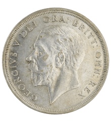 1927 Proof Silver Crown Coin George V Christmas Crown Uncirculated