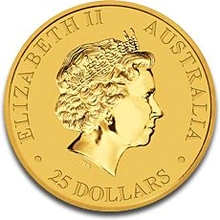 2012 1/4oz Australian Kangaroo Gold Nugget Coin
