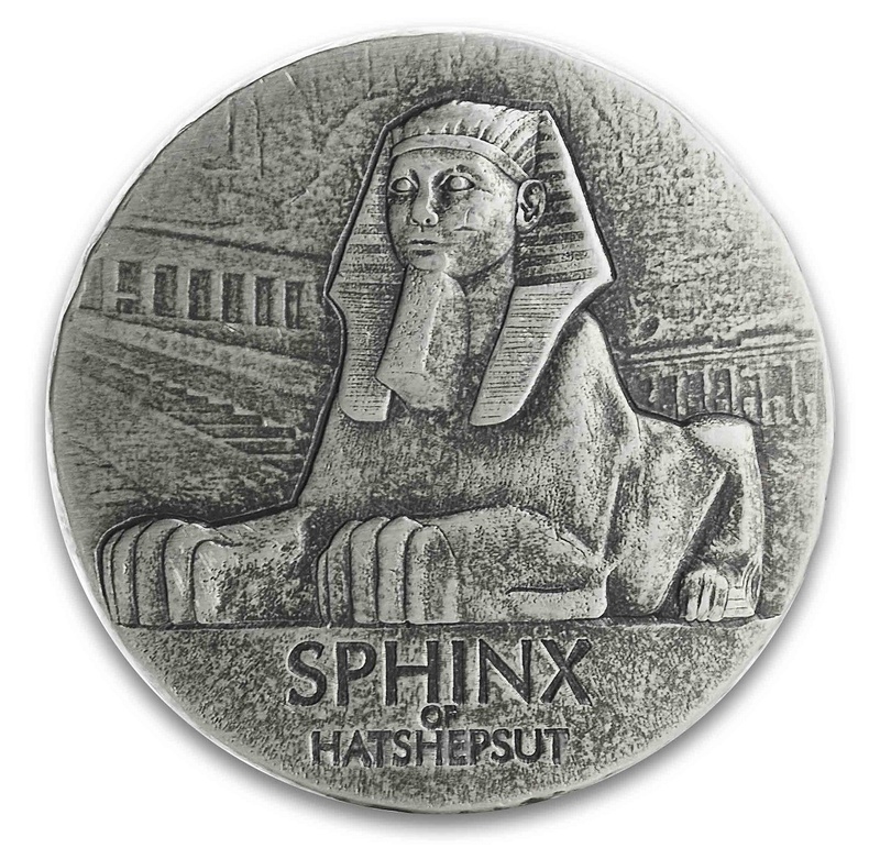 Egyptian Relics Sphinx of Hatshepsut Silver Coin 5oz
