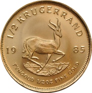 1985 1/2oz Krugerrand Gold Coin