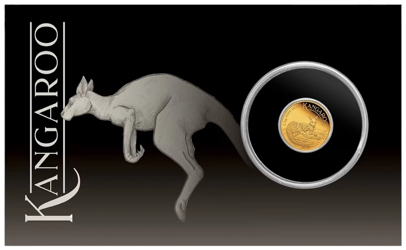 2025 0.5g Australian Mini Roo Proof Gold Coin