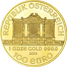 2011 Austrian Gold Philharmonic Coin 1oz