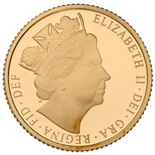 2016 Proof Gold Half Sovereign Boxed