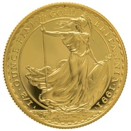 1991 Half Ounce Proof Britannia Gold Coin