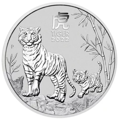 2022 Year of the Tiger Silver Coin 1oz Perth Mint Australian Lunar Series