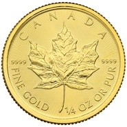 2020 Quarter Ounce Gold Maple