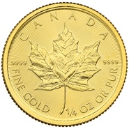 2020 1/4oz Canadian Maple Leaf Gold Coin