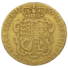 1759 Gold Guinea Coin George II