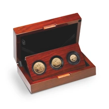 2015 Proof Gold Sovereign 3 Coin Premium Set Fourth Portrait Boxed