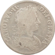 1671 Silver Crown Coin Charles II