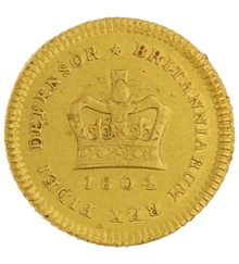 1804 1/3 Guinea Gold Coin George III