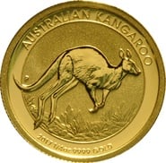 2017 1/4oz Australian Kangaroo Gold Nugget Coin