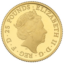 2019 1/4oz Proof Yale Of Beaufort Gold Coin Queen's Beasts Boxed