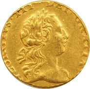 1762 Quarter Guinea Gold Coin George III