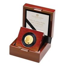 2021 1/4oz Prince Philip Duke of Edinburgh Gold Proof Coin Boxed