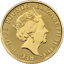 2019 Royal Mint Gold Standard Quarter Ounce £25 coin