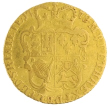 1779 Gold Half Guinea Coin George III