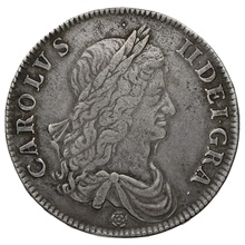 1662 Charles II Silver Milled Crown - Medal alignment