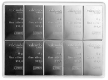 10 x 10g Silver Bar CombiBar
