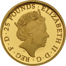 2017 1/4oz Proof Lion of England Gold Coin Queen's Beasts Boxed
