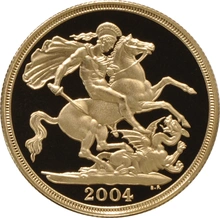 2004 Proof £2 Coin Gold Double Sovereign
