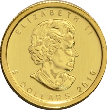 2010 1/10oz Canadian Maple Leaf Gold Coin