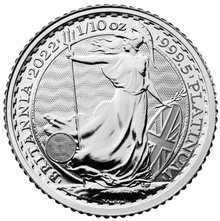2022 1/10oz Platinum Britannia Coin