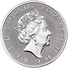 2021 2oz Queen's Beasts Completer Silver Coin
