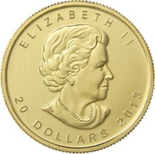 2013 1/2oz Canadian Maple Leaf Gold Coin