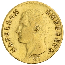 1806 French 20 Francs Gold Coin Napoleon I Bare Head A