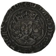 1464-1465 Silver Groat Fourpence Coin Edward IV mm Rose