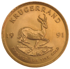1991 Krugerrand Gold Coin 1oz