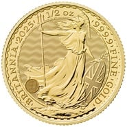 2025 1/2oz Britannia Gold Coin Gift Boxed