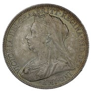 1900 Florin Silver Coin Queen Victoria