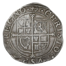1638 Charles I Silver Shillling mm Anchor