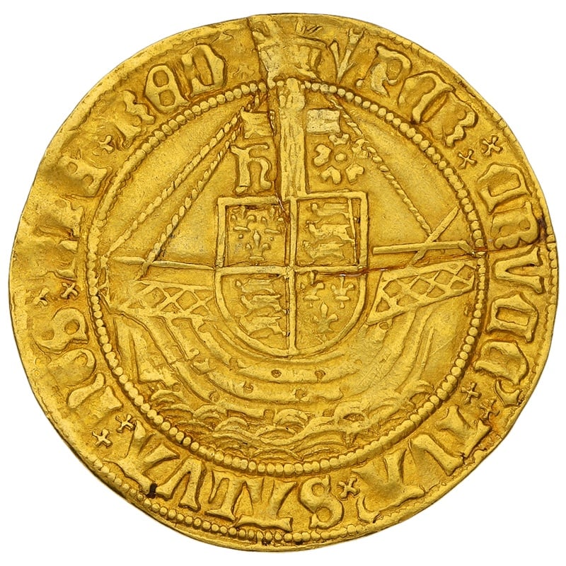 1505-1509 Gold Angel Coin Henry VII Hammered