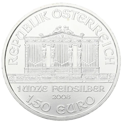 2008 Austrian Philharmonic Silver Coin 1oz