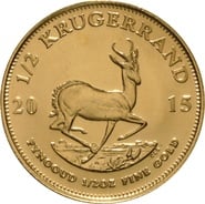 2015 1/2oz Krugerrand Gold Coin