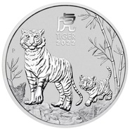 2022 Year of the Tiger Silver Coin 1oz Perth Mint Australian Lunar Series