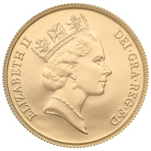 1987 Proof £2 Gold Coin Double Sovereign Boxed