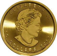 2017 1/4oz Canadian Maple Leaf Gold Coin