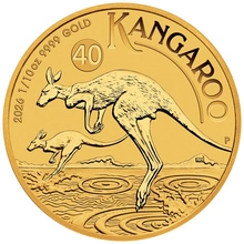 2026 1/10oz Australian Kangaroo Gold Nugget Coin