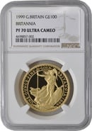 1999 Proof Gold Britannia Coin 1oz NGC PF70