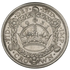 1931 Silver Crown Coin George V